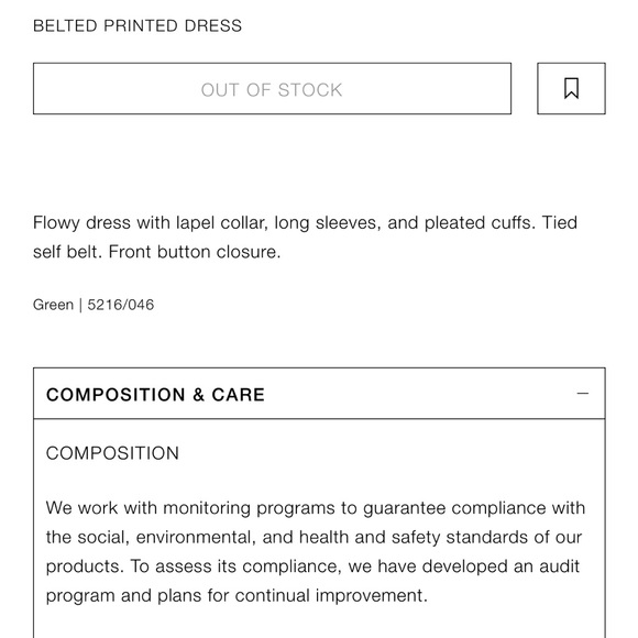 ZARA belted print dress - Picture 7 of 10